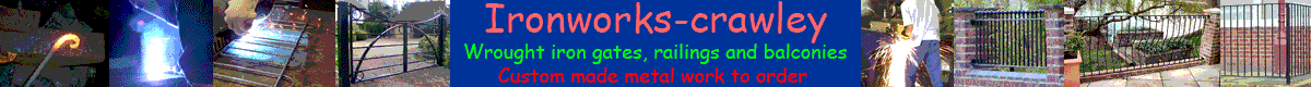 Ironworks, wrought iron gates and railings