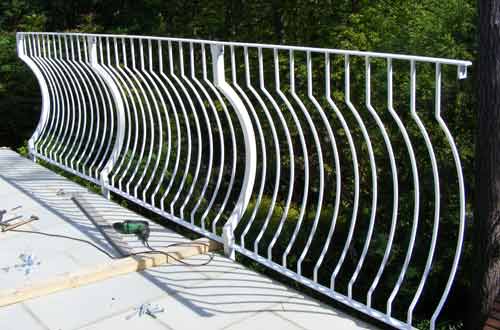 Balcony railing near Caterham