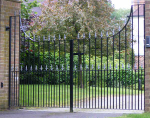 estate gates in West Sussex