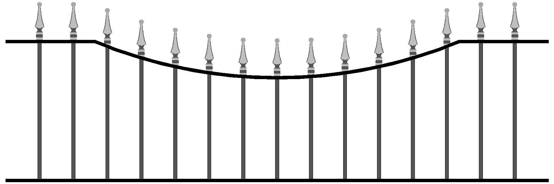 Railing frame design - Ironworks Crawley