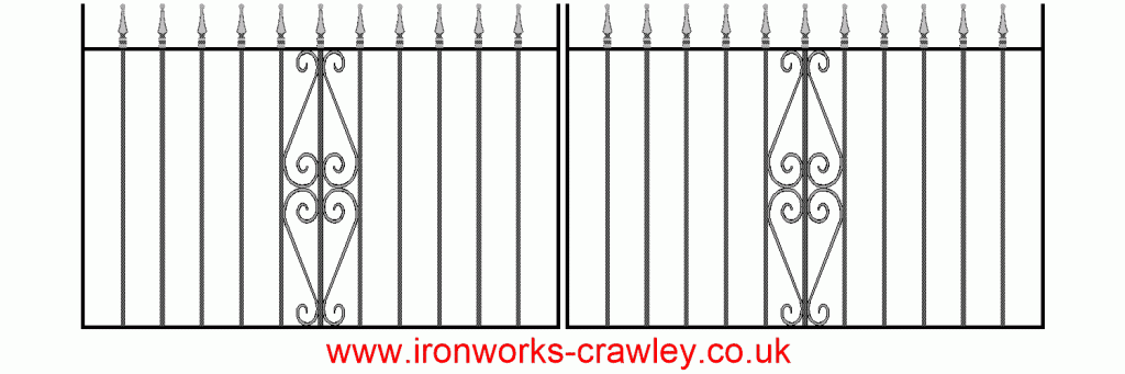Simple driveway gates
